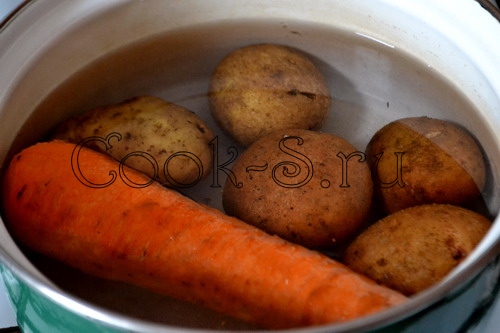 картофель и морковь