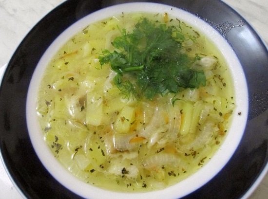 Рыбный суп из минтая: рецепт простой
