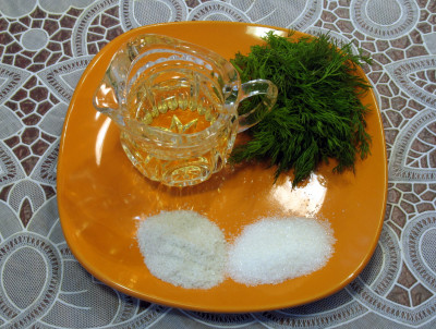 Салат из кальмаров — фото продуктов для маринада