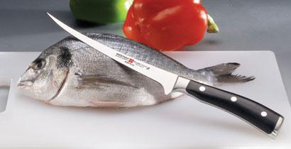 Разделка рыбы филейным ножом 