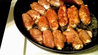 Куриный рулет с Сыром - Мясные Блюда из курицы рецепт как приготовить второе в домашних вкусно