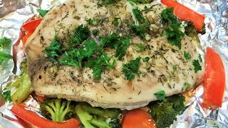 РЫБА С ОВОЩАМИ в фольге. Полезный ужин. Fish with Vegetables