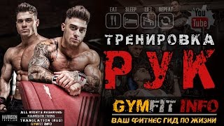 БРАТЬЯ ХАРРИСОН!!! УБОЙНАЯ тренировка РУК от близнецов ОУЭНА И ЛЬЮИСА 2016 | RUS, Канал GymFit INFO