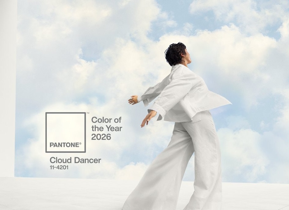 Цветом 2026 года по версии Pantone стал оттенок белого Cloud Dancer