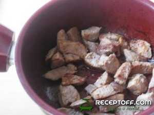 Рецепт свинина с фасолью